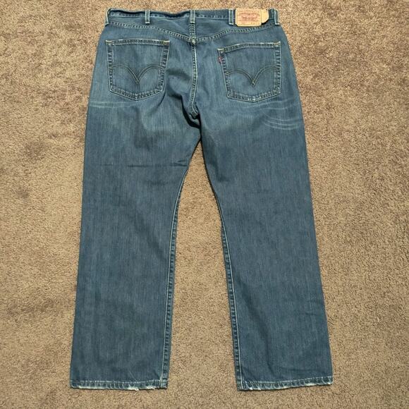 Vintage Levis 501 Jeans Mens Size 38 x 30 Blue Wash Button Fly - Picture 7 of 8